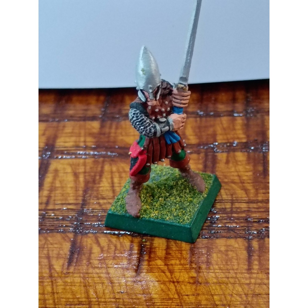 Vintage 1984 Games Workshop Citadel Warhammer Metal Warrior Miniature Painted